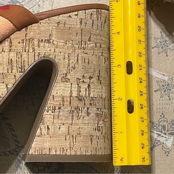 Free People Lisbon Platform Sandbar Multi Leather Suede Mule Size EU 38.5 Women - Picture 12 of 16